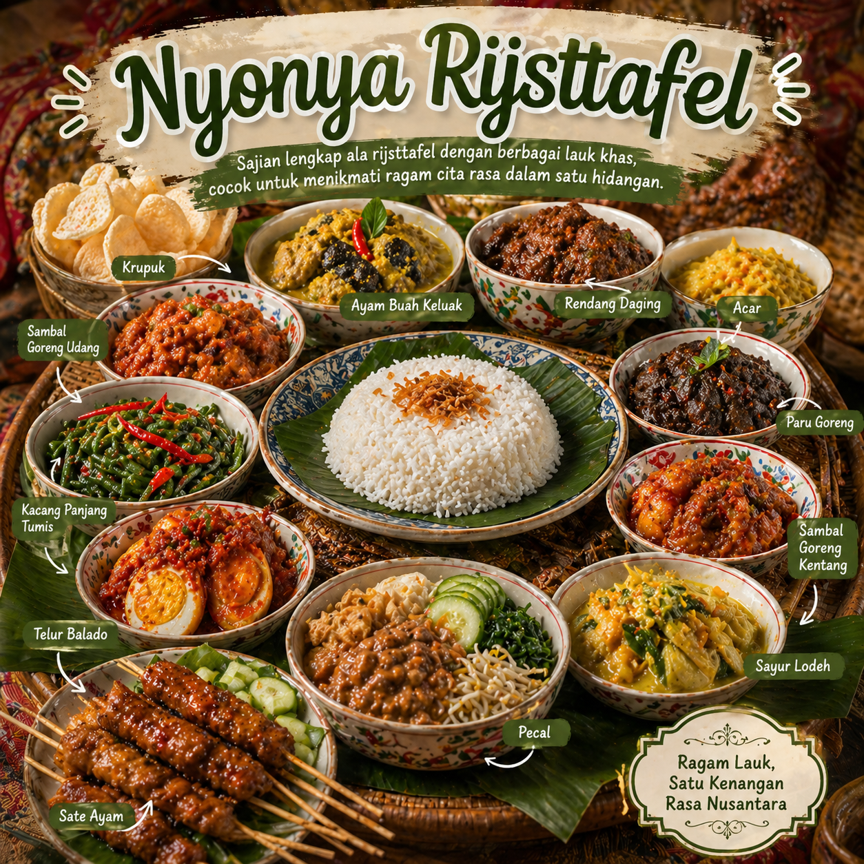 Nyonya Rijsttafel Kedai Tiga Nyonya